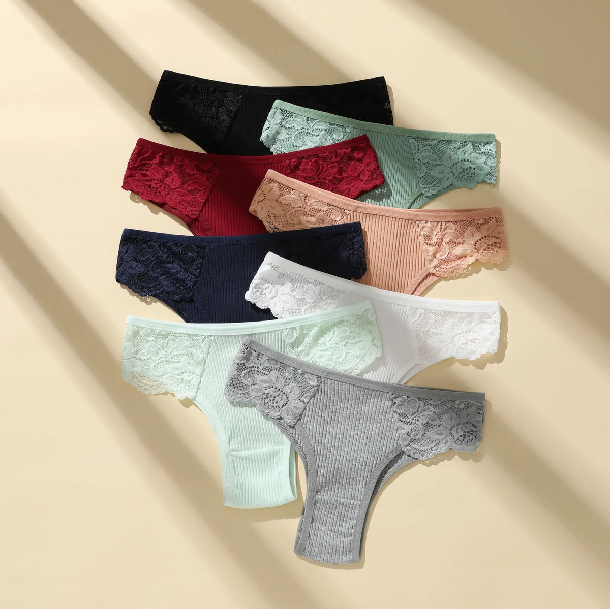 Kit 5 Calcinhas Comfort Belt Originais - 100% Algodão
