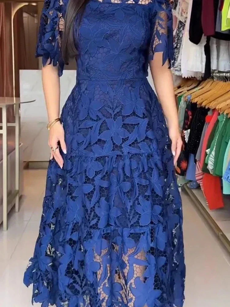 Vestido Feminino de Renda Anaju