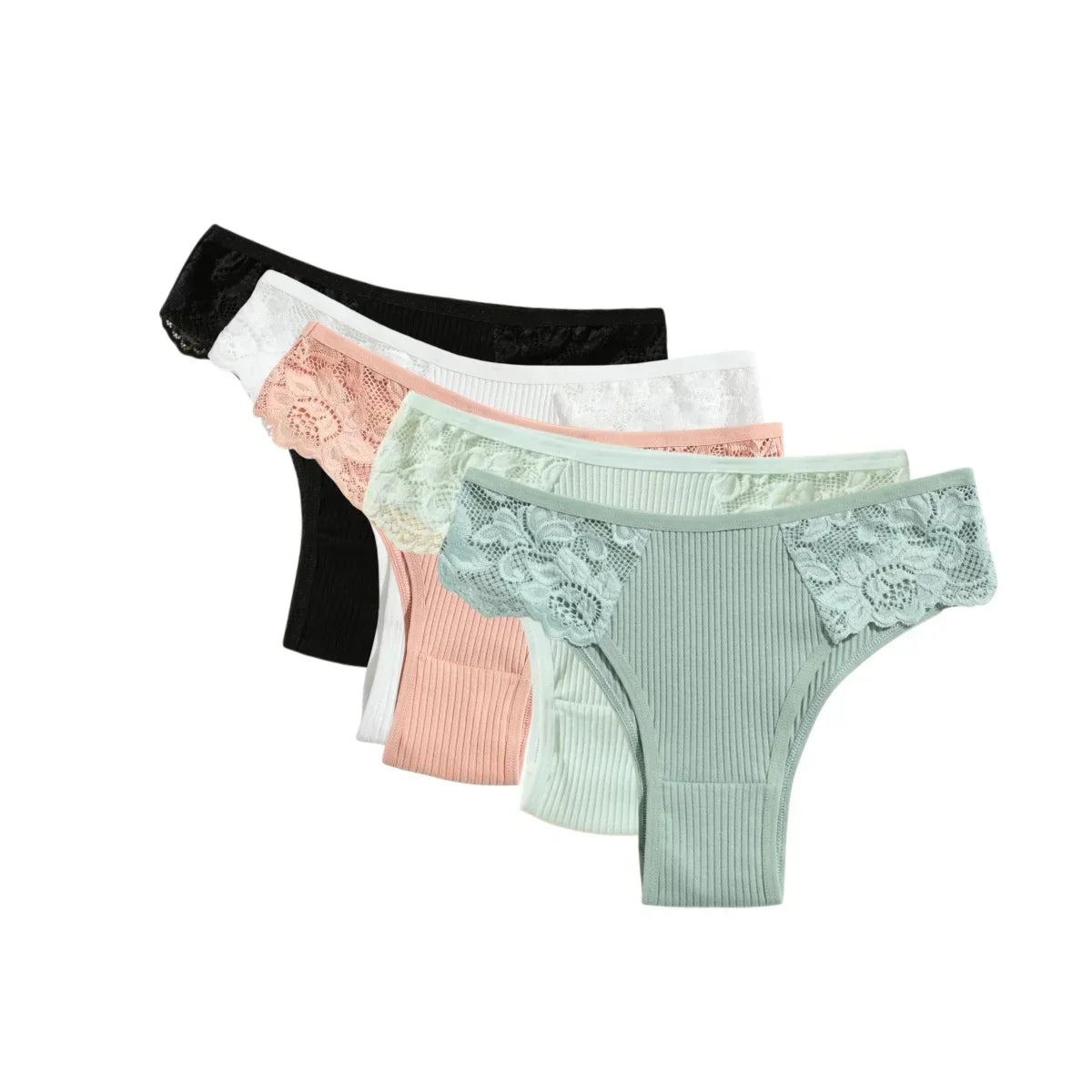 Kit 5 Calcinhas Comfort Belt Originais - 100% Algodão