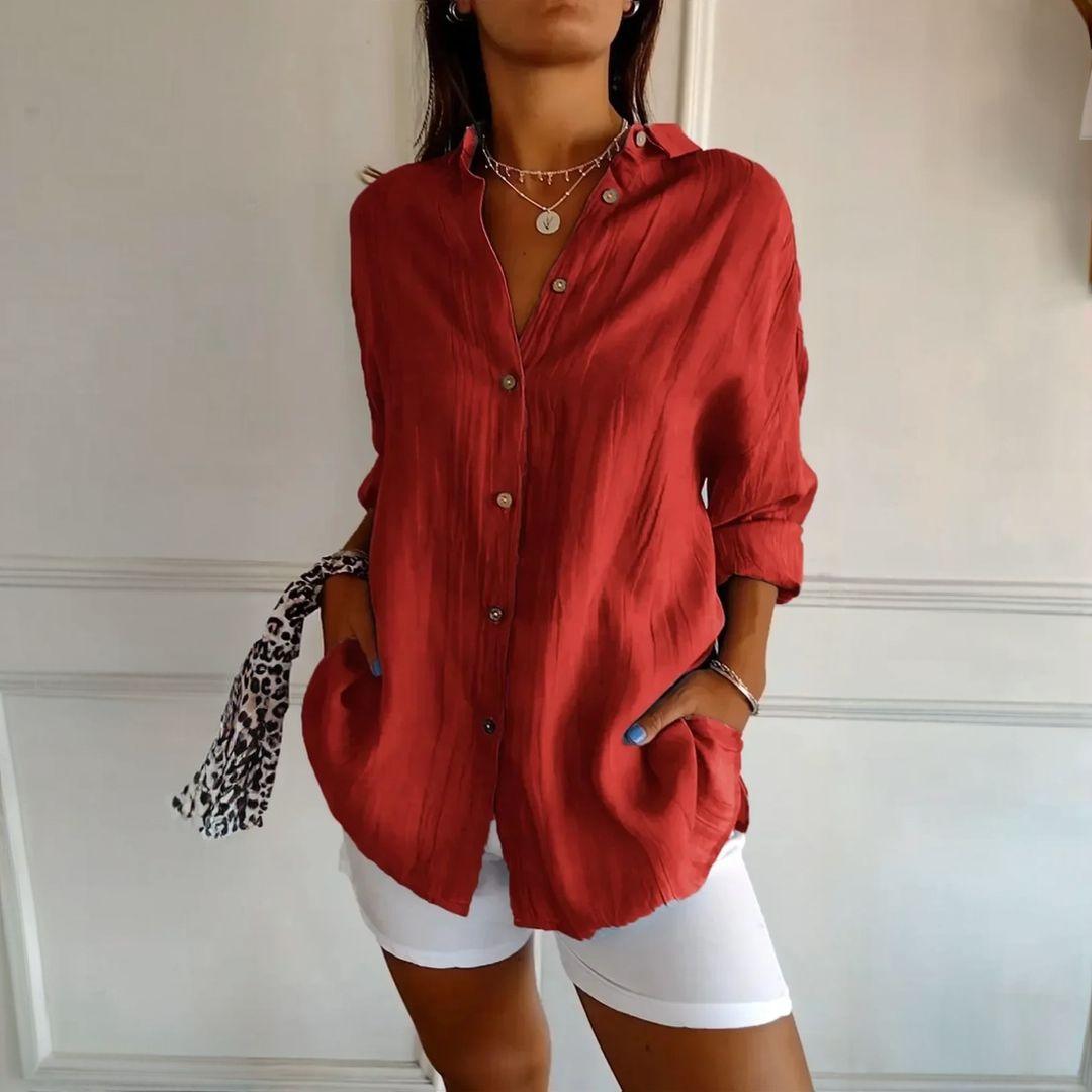 Kit 3 Camisas Ibiza em Linho de Algodão – Design Semi Plissado