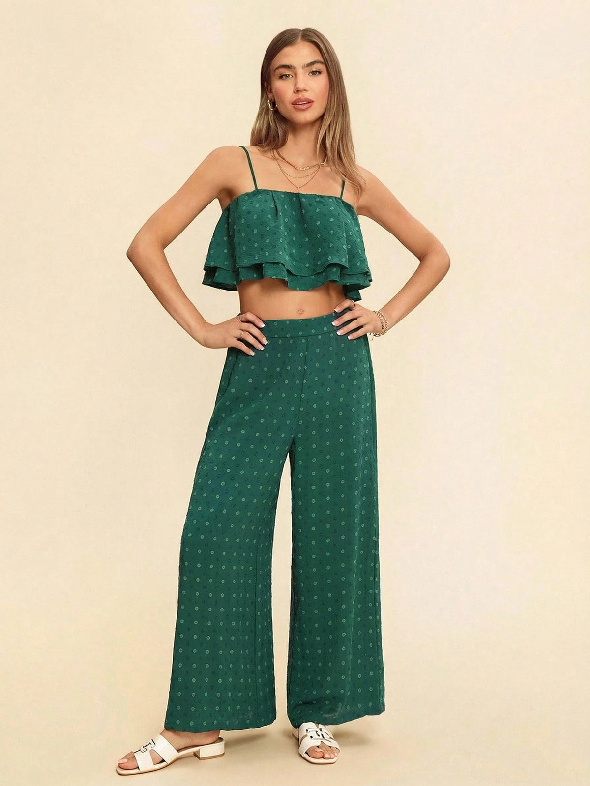 Conjunto 2 Peças Cropped Regata Diana