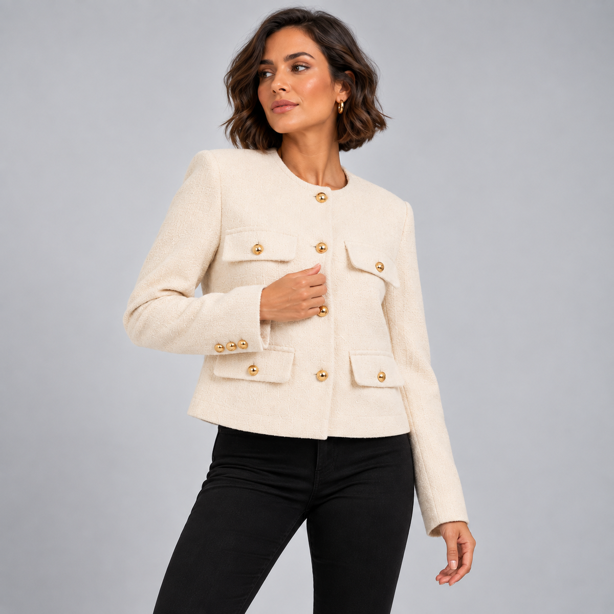 Jaqueta Elegance Dourée