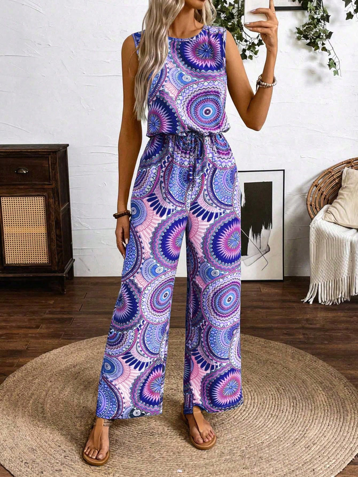 Macacão Estampado de Mandala
