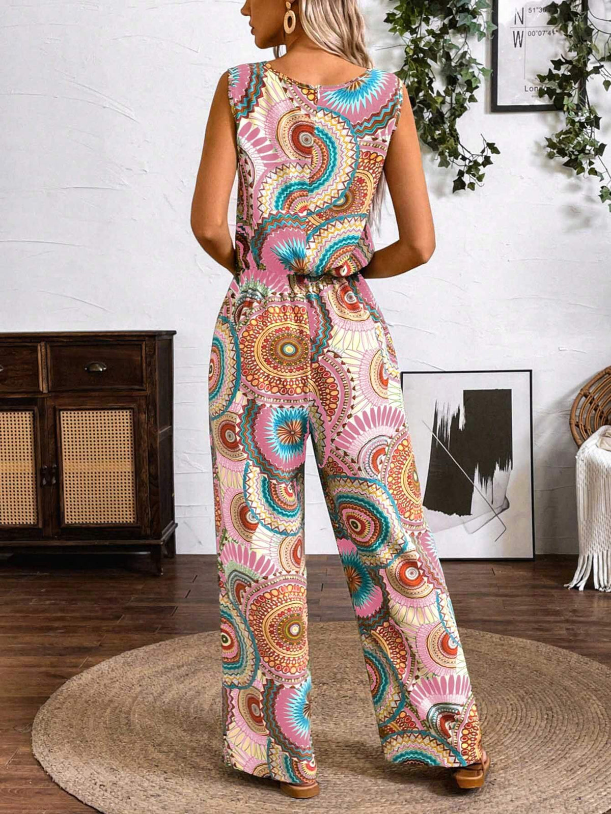 Macacão Estampado de Mandala