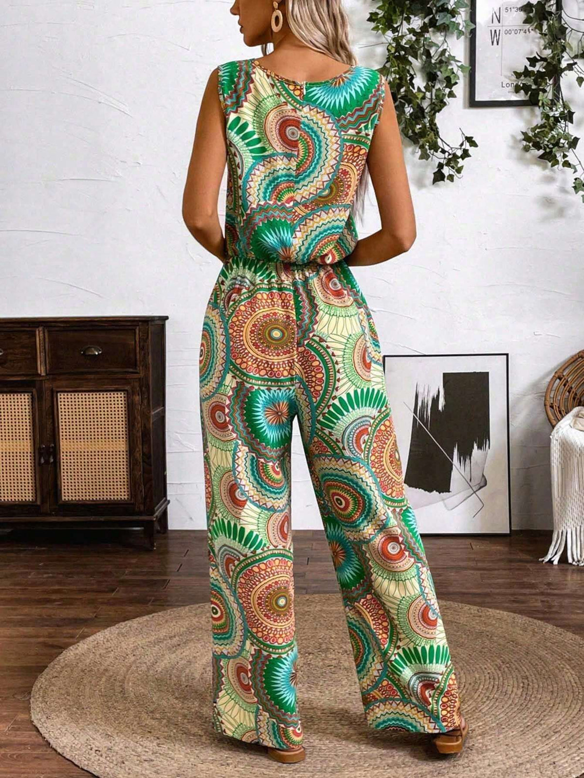 Macacão Estampado de Mandala