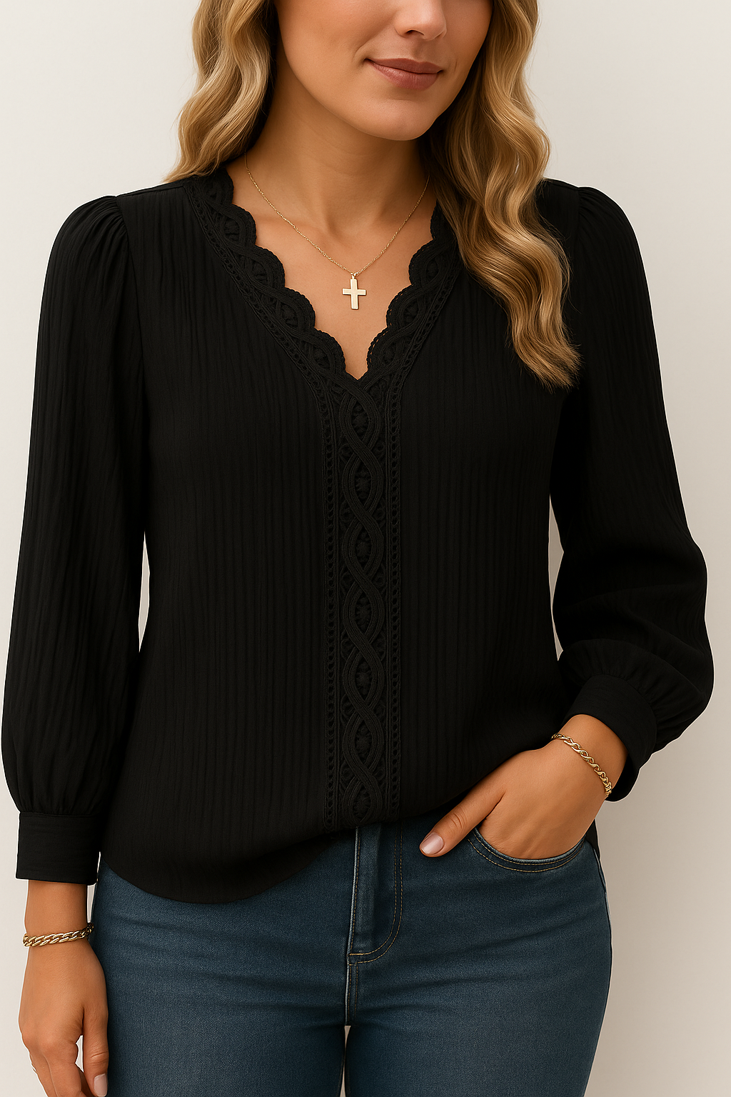 Blusa Feminina Elegance - (Ultimo dia de Promoção)