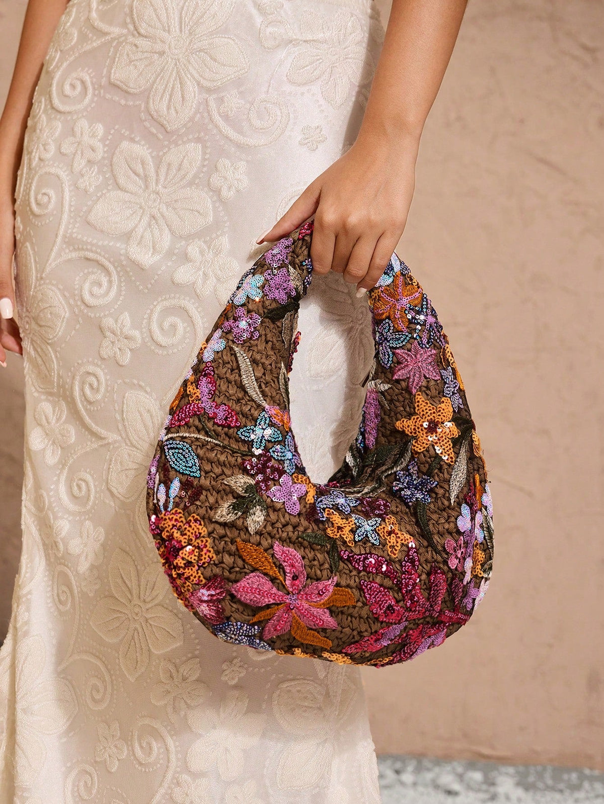 Bolsa Floral Elegante