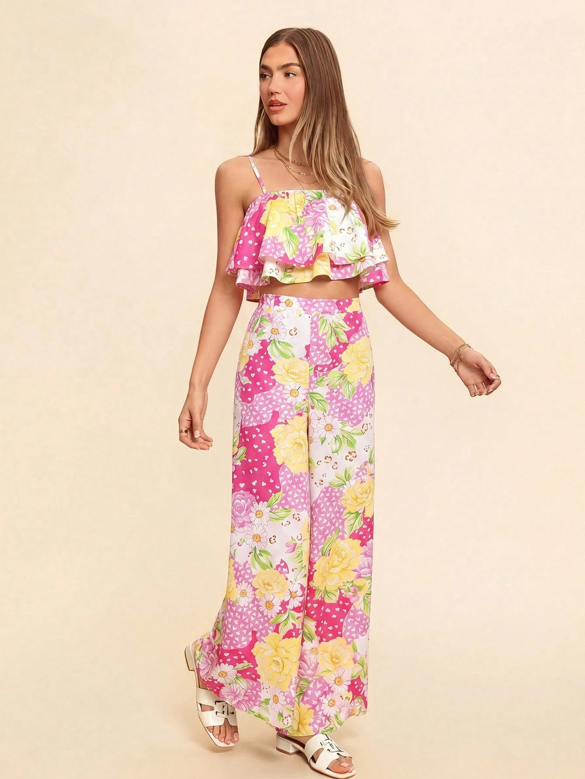 Conjunto 2 Peças Cropped Regata Diana