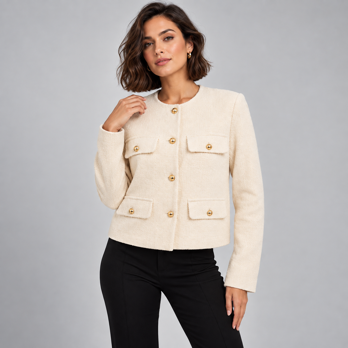 Jaqueta Elegance Dourée