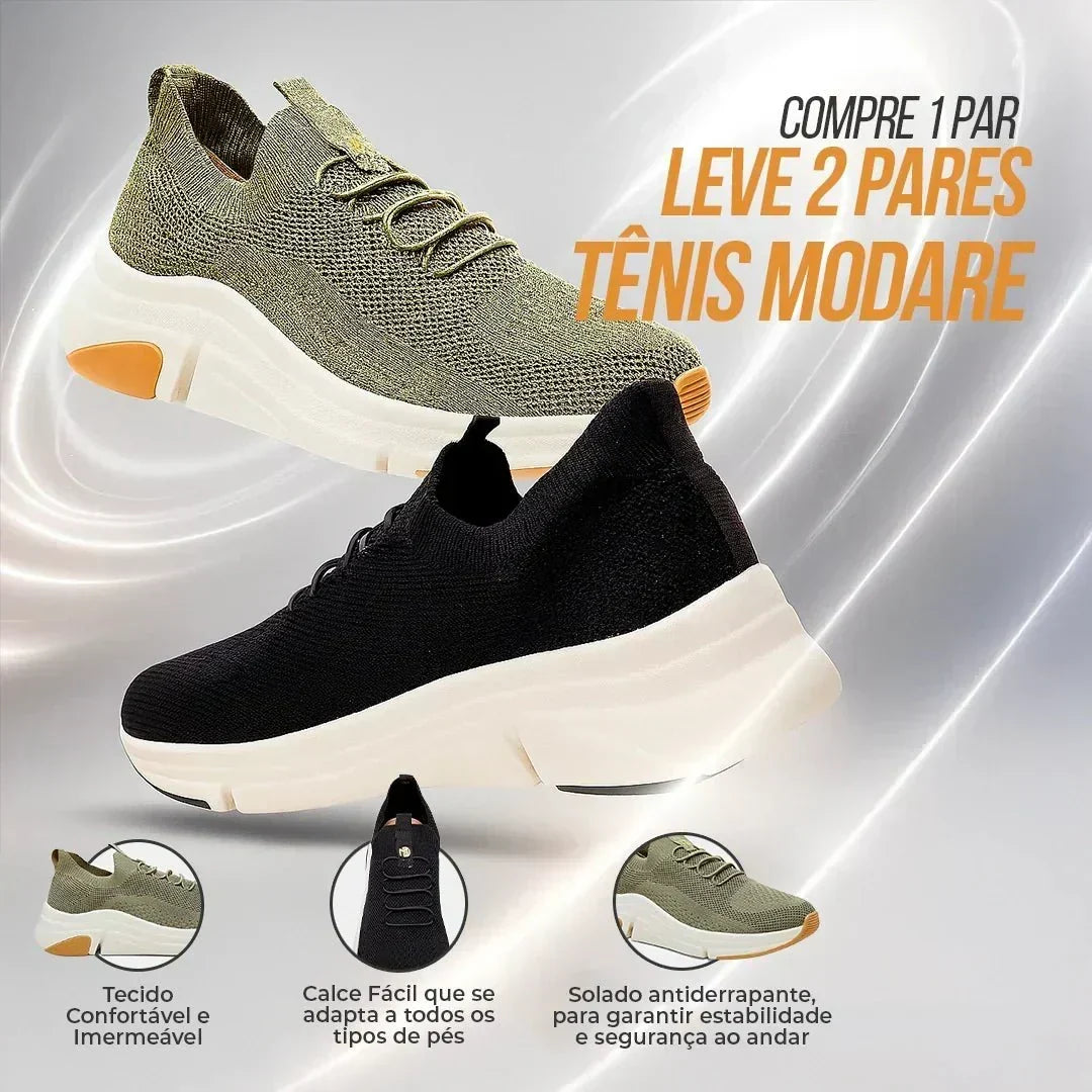 Tênis Ortopédico Modare 2026 - Compre 1 Leve 2 Hoje!
