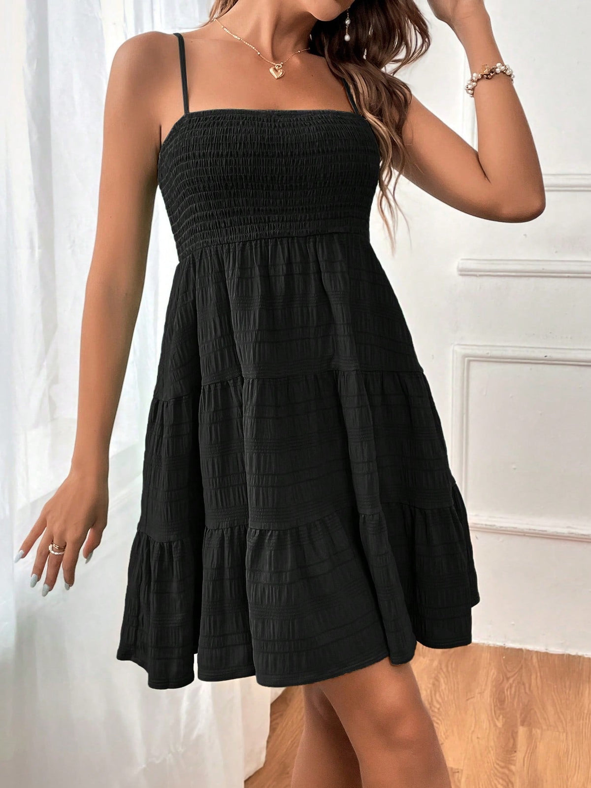 Vestido Casual Franzido